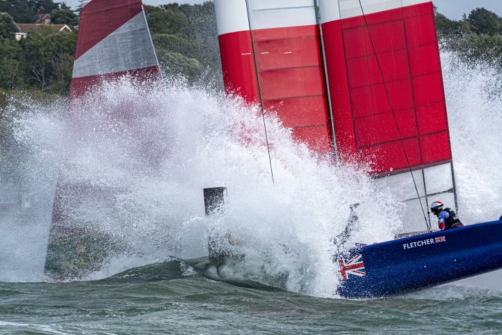 a class catamaran top speed